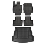 Kit tapis de sol et coffre pour toyota rav4 2018 - 2022 tpe noir