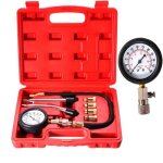 Kit testeur de compression compressiomètre pour moteur essence 0 - 20 bars ou 0 - 300 psi avec 4 adaptateurs ... Kit testeur de compression compressiomètre pour moteur essence 0 - 20 bars ou 0 - 300 psi avec 4 adaptateurs ...