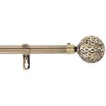Tringle dco extensible paris prix or - globa - laiton - 120 - 210cm