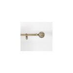 Kit de tringle - douceur d int�rieur - 120 � 210 cm - laiton - embouts sculpt�s - int�rieur