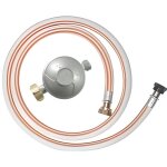 Kit tuyau flexible butane - ribitech - dg170tv810 / b - dtendeur 28 mbar - 150 m - normes nf en 12864 ...