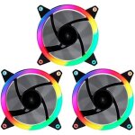 Kit ventilateur argb - unykach - candy 30 - 120 mm - ultra silencieux - design innovant