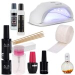 Kit vernis semi permanent complet n�10 avec lampe uv