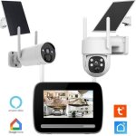 Kit de vidéosurveillance kyf : Écran 7? enregistreur + 2 caméras solaires rechargeables ultra hd 4mp ... Kit de vidéosurveillance kyf : Écran 7? enregistreur + 2 caméras solaires rechargeables ultra hd 4mp ...