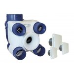 Kit vmc deco 2 k - autor�glable unelvent 604141 - blanc - sanitaire - 3 vitesses