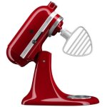 Kitchen aid 5ksmpb5wh - batteur  ptisserie pour robot multifonction - revtement en aluminium blanc ...