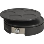 Kitchen chef kslw - 170f crepière double plaque - noir Kitchen chef kslw - 170f crepière double plaque - noir