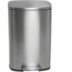 Kitchen move poubelle de cuisine  pdale - inox bross - 50l - admiral