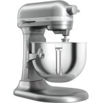 Robot ptissier multifonction kitchenaid artisan 5. 6 l - 375w - gris argent