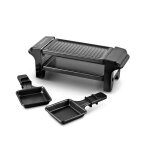Kitchencook - appareil à raclette - 2 personnes - 350w - grill antiadhésif amovible - 2 poêlons - poignée ... Kitchencook - appareil à raclette - 2 personnes - 350w - grill antiadhésif amovible - 2 poêlons - poignée ...