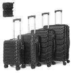 Kitytety set de 4 valises rigides légeres - avec serrure à combinaison - 4 roues pivotantes à 360° - ... Kitytety set de 4 valises rigides légeres - avec serrure à combinaison - 4 roues pivotantes à 360° - ...
