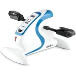 Klarfit cycloony minibike appareil dentraînement 120 kg télécommande blanc / bleu Klarfit cycloony minibike appareil dentraînement 120 kg télécommande blanc / bleu