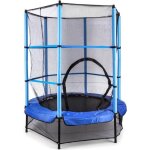 Klarfit rocketkid trampoline 140cm filet de s�curit� bleu
