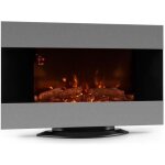 Klarstein basel chemine lectrique design moderne avec 2000w de puissance - ventilateur chaud clairage ...