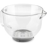 Bol m�langeur en verre pour robot de cuisine klarstein bella 2g - neutre en go�t - 25 litres