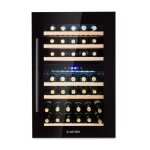 Cave à vin encastrable klarstein 132l double zone 35 bouteilles noir Cave à vin encastrable klarstein 132l double zone 35 bouteilles noir