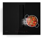 Klarstein chef - fusion plaque de cuisson  inductio 2 - en - 1 60 cm table  induction + hotte aspirante ...