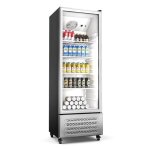 Klarstein grandcooler r�frig�rateur � boissons 270 l eclairage led avec roulettes frigo 4 �tag�res