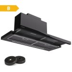 Klarstein hotte aspirante 90 cm lampes led débit dair de 640 m³ - h hotte avec Évacuation filtre à graisse ... Klarstein hotte aspirante 90 cm lampes led débit dair de 640 m³ - h hotte avec Évacuation filtre à graisse ...