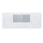 Table de cuisson  induction - klarstein - delicatessa 90 slim hybrid - 7000w - 4 foyers - commande tactile ...