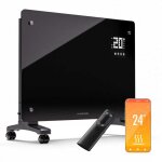 Radiateur �lectrique - klarstein - bornholm smart - 1500w - contr�le par app - ip24