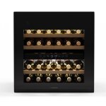 Klarstein rhone 36 duo cave � vin 36 bouteilles commande led push - to - open silencieuse noir