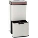 Klarstein royal trash rose gold poubelle de tri sélectif avec capteur 72l : 4 compartiments - acier inoxydable ... Klarstein royal trash rose gold poubelle de tri sélectif avec capteur 72l : 4 compartiments - acier inoxydable ...