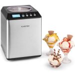 Sorbeti�re klarstein vanilly sky family - compresseur 25l - 250w - gris