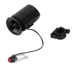 Klaxon lectrique pour vlo outad - 6 sons ultra - forts - batterie 9v incluse - noir