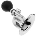 Klaxon pour v�lo en forme de cornet - prixprime - blanc - v�lo loisir