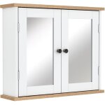 Armoire miroir kleankin mdf 56x14x46cm blanc