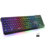 Clavier gamer sans fil klim chroma azerty francais - durable ergonomique waterproof silencieux rétroéclairé ... Clavier gamer sans fil klim chroma azerty francais - durable ergonomique waterproof silencieux rétroéclairé ...