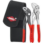 Jeu de pinces - knipex - cobra 125 mm & multiprise 150 mm - �tui inclus - acier - noir