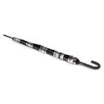 Knirps parapluie canne noir pour homme - t. 760 stick automatic check black & white 152234