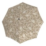 Knirps parapluie de poche taupe cr�me pour femme - a. 200 medium duomatic organic moon 242199