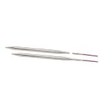 Knitpro nova aiguilles circulaires interchangeables bois argent 4 mm - kp10424