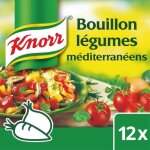 Knorr - bouillon de légumes mediterannéens 132g - lot de 4 Knorr - bouillon de légumes mediterannéens 132g - lot de 4