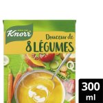 Knorr - soupe douceur 8 légumes 300ml - lot de 4 Knorr - soupe douceur 8 légumes 300ml - lot de 4