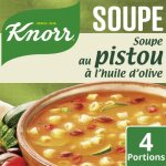 Knorr - soupe au pistou 80g - lot de 4