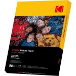 Kodak 9891264 - 50 feuilles de papier photo 180g / m brillant format a4 (21x297cm) impression jet dencre ...