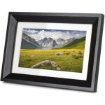 Kodak - cadre photo num�rique en bois noir - 10 pouces