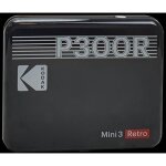 Kodak mini retro 2 p300 - mini imprimante bluetooth - photo carr� 76x76 cm - 8 incluses - sublimation ...