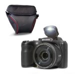 Kodak pack pixpro az255 + etui transport - appareil photo bridge 16 mp zoom 25x full hd grand angle 24 ...