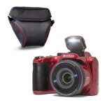 Kodak pack pixpro az255 + etui transport - appareil photo bridge 16 mp zoom 25x full hd grand angle 24 ...