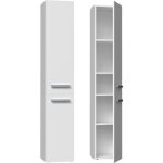 Komma - meuble salle de bain 2 portes - 31x30x174 cm - colonne rangement sdb