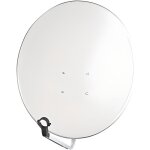 K�nig antennes paraboliques satellite 80 cm 39. 8 db gris