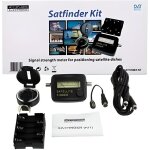 Kit satfinder pointeur satellite k�nig - boussole - c�ble