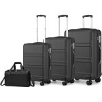 Kono set de 4 valises de voyage abs + pc rigide valise (51. 5 / 65 / 74cm) � 4 roulettes avec serrure ...