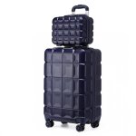 Kono set de 2 valises de voyage 54x34x22cm bagages a cabine trolley a roulettes avec serrure tsa et portable ...