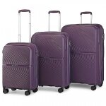 British traveller set de 3 valises (55 / 67 / 76cm) valise de voyage trolley rigide en lgere  4 roulettes ...